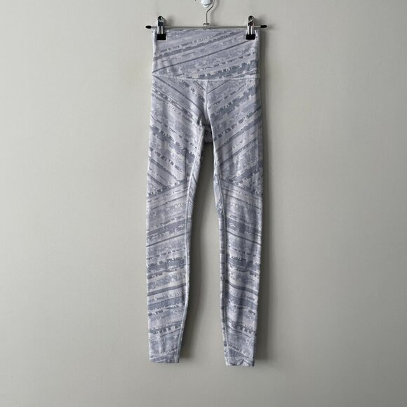 LULULEMON Wunder Under Hi-Rise Tight *28" Whirlwind Wunder Under White 2 - Picture 2 of 6